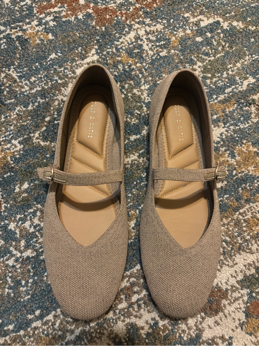 Mary Jane Flats - Taupe